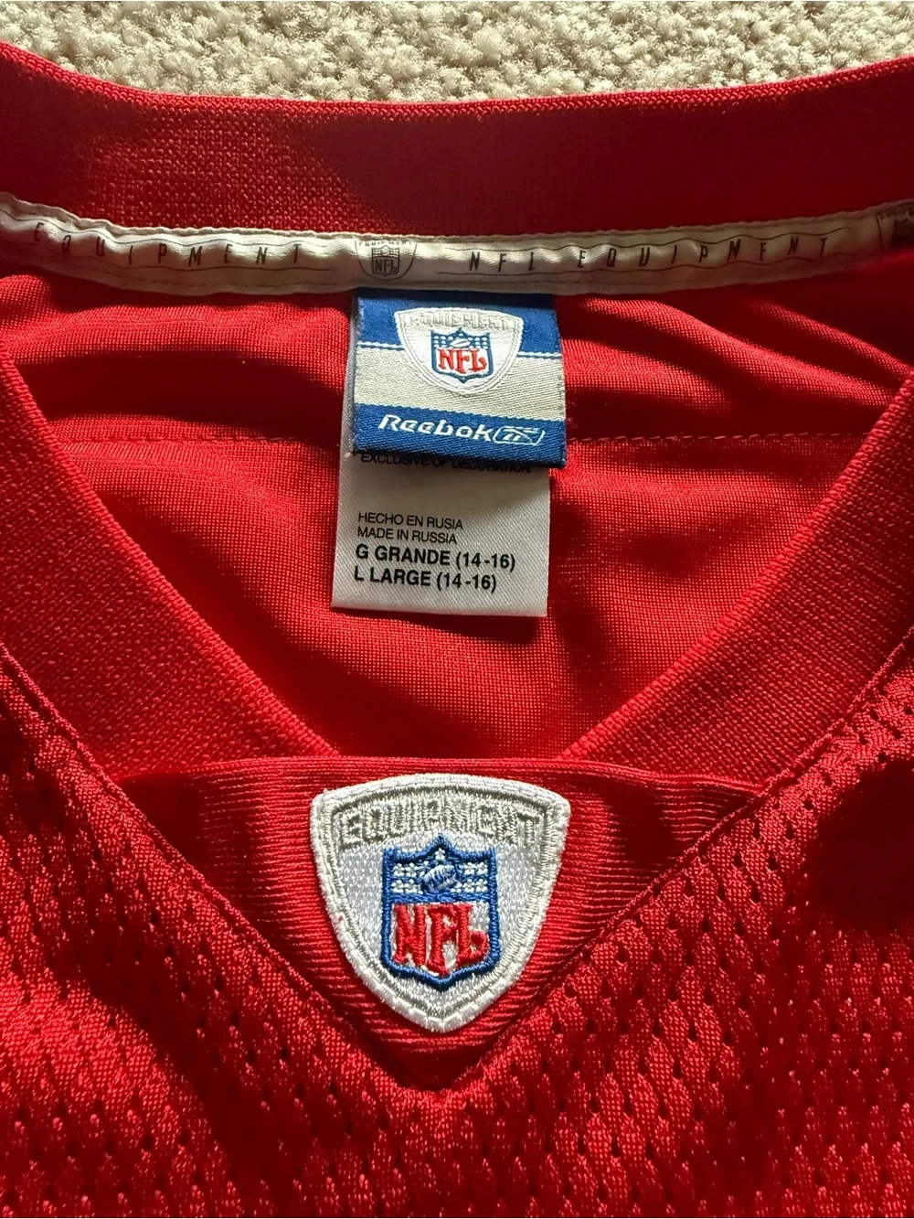Vintage NFL Kansas City Chiefs Priest Holmes #31 Jersey Youth  Large